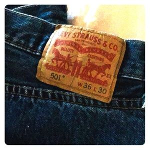 Levi’s 501 original button fly 36x30